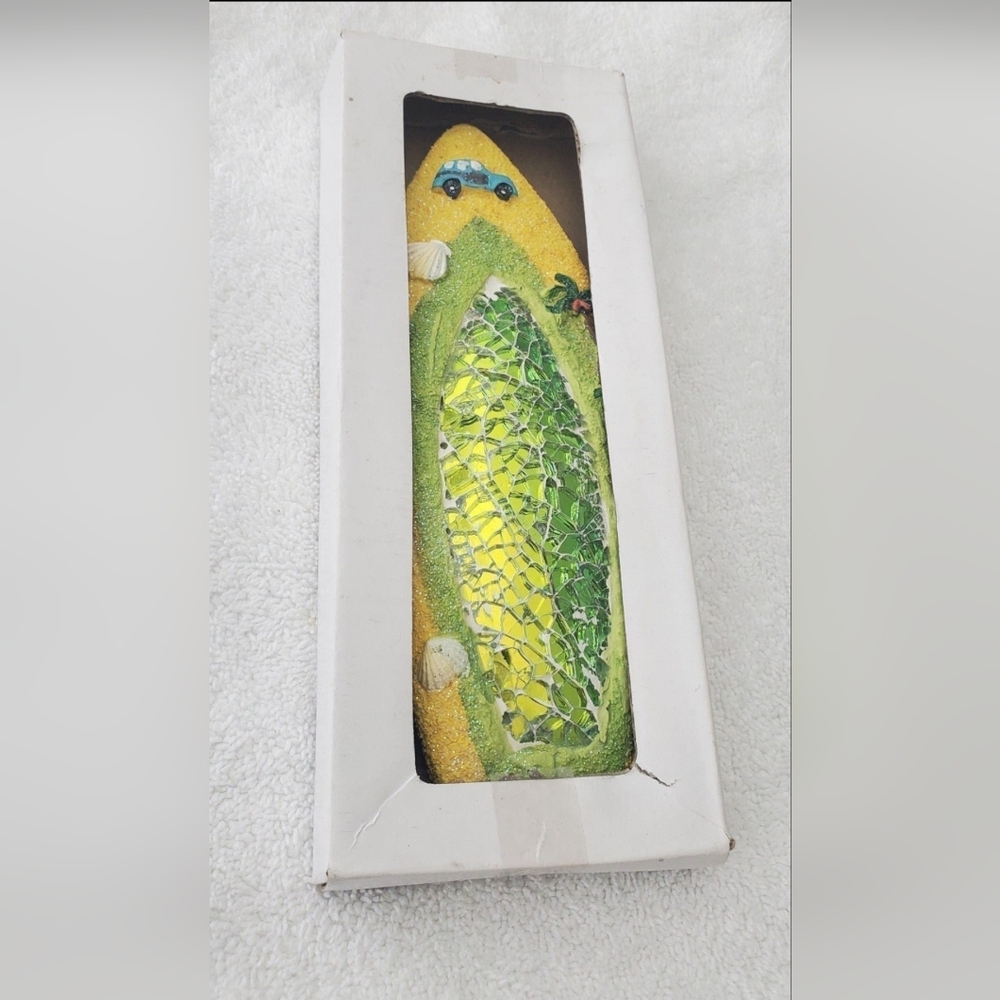 Decorative Surfboard Wall Art with Mosaic Design - Picture 5 of 5